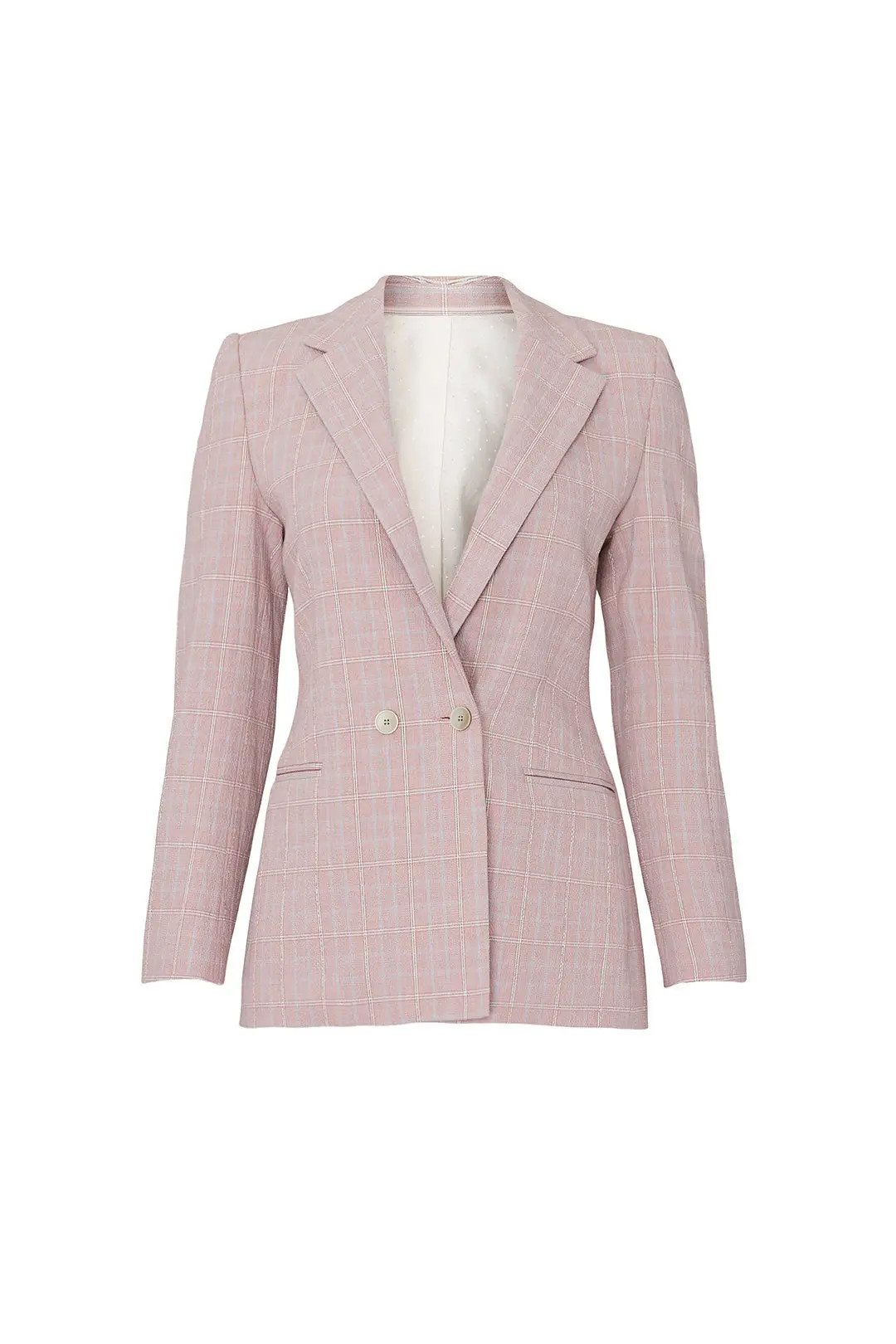 Rebecca Taylor Rose Plaid Blazer | Rent The Runway