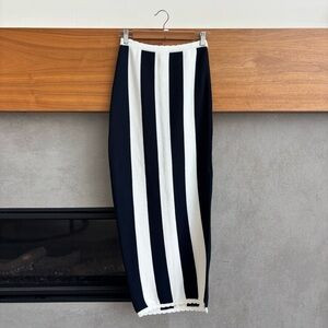 NWOT Anthropologie The Mandy Striped Slim Midi Skirt By Celandine, Size XS | Poshmark