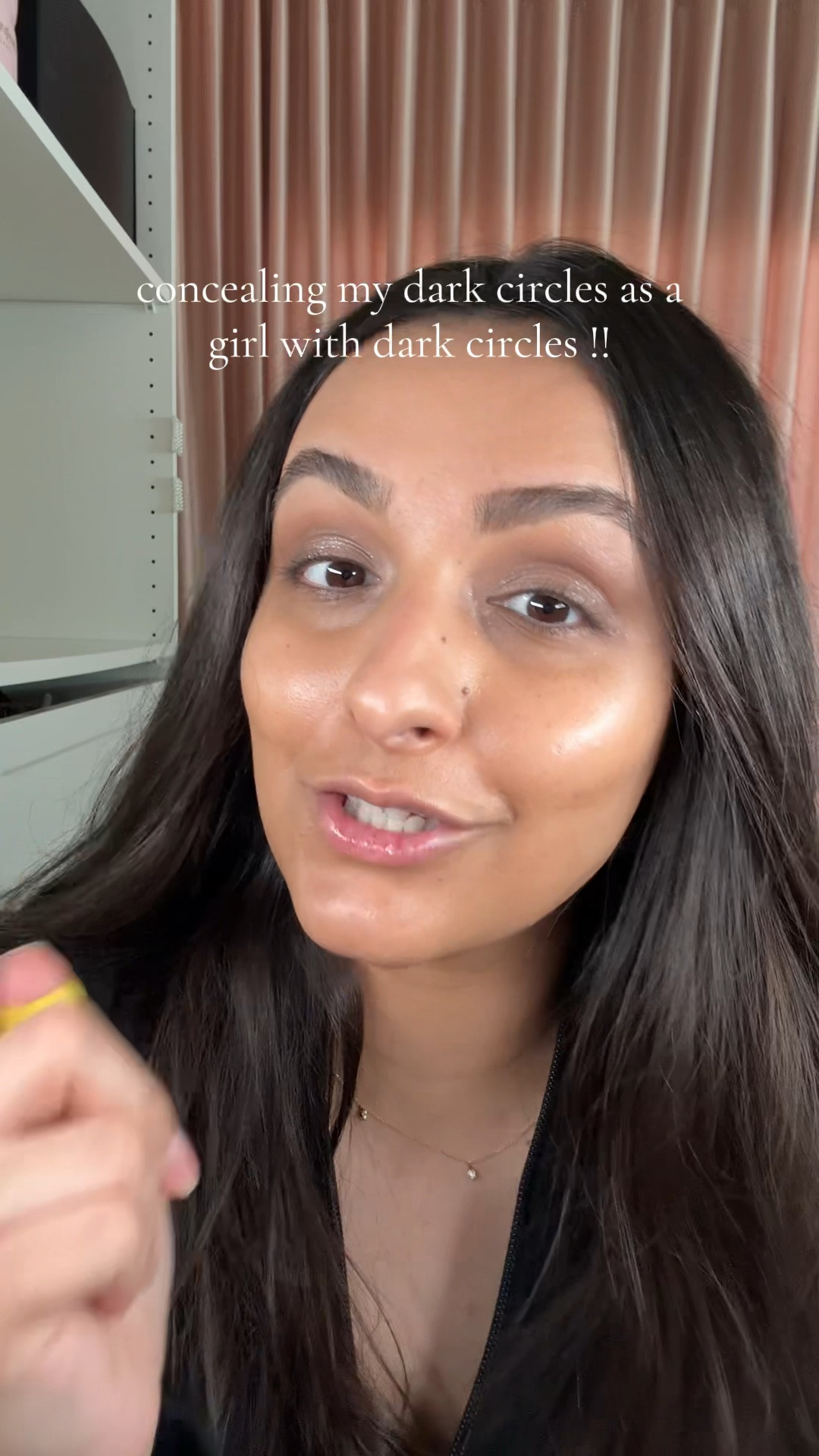 How I conceal my dark circles.
Kosas color corrector in shade fantasy
Haus labs concealer shade 21 & 24
Laura Mercier setting powder in shade peach 

#LTKBeauty #LTKgrwm