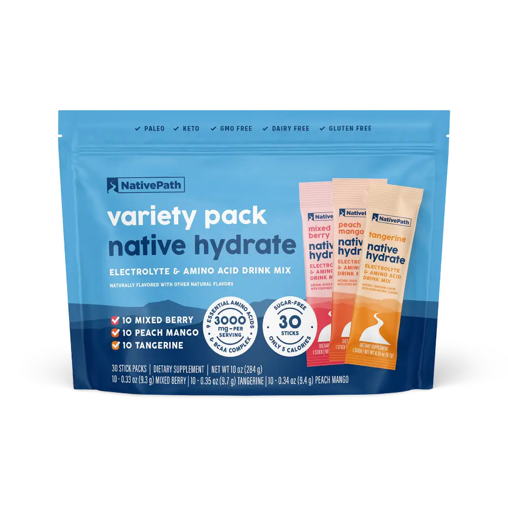 Native Hydrate - Variety Stick Packs | NativePath