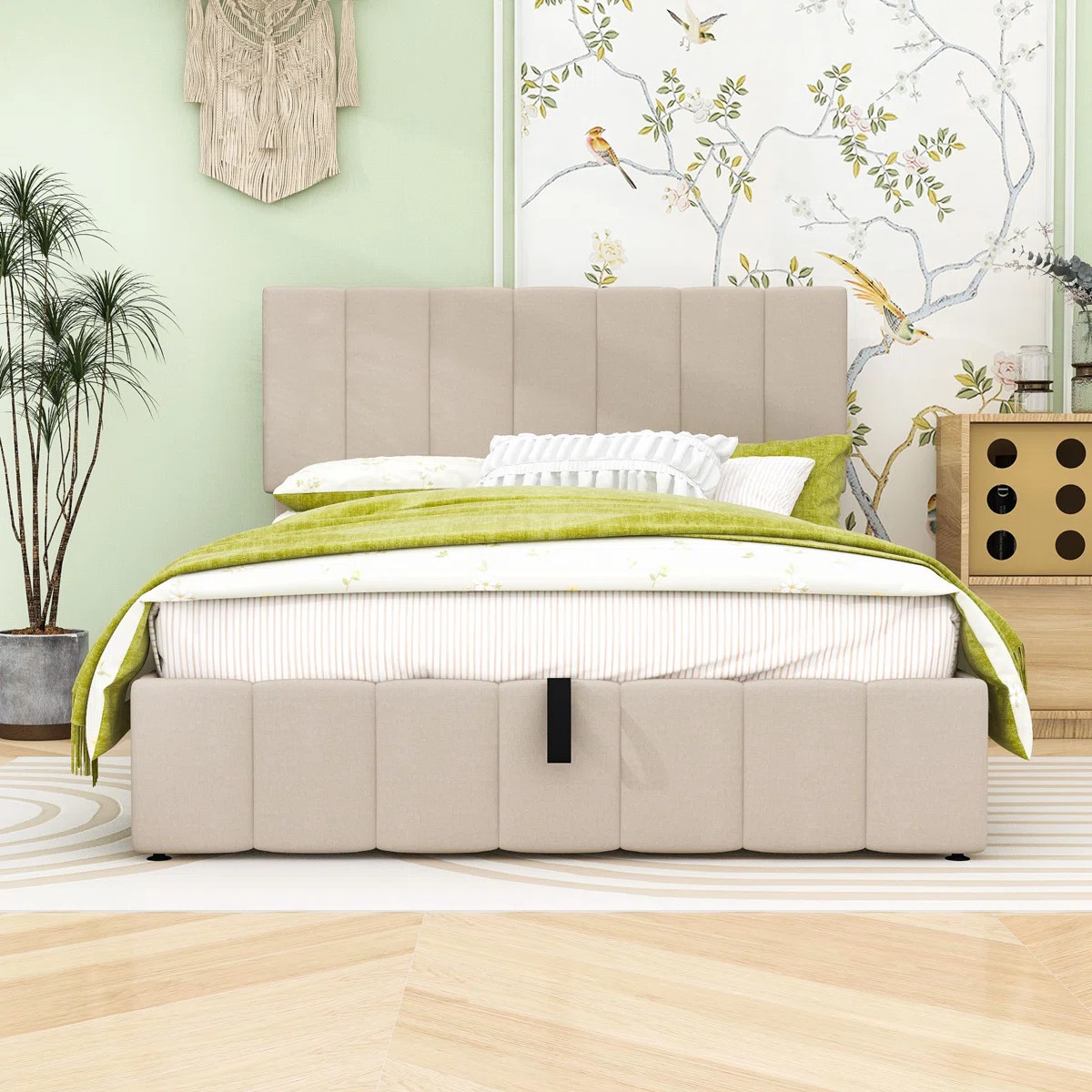 Full Size Hydraulic Storage Upholstered Platform Bed with Sturdy Frame | Wayfair North America