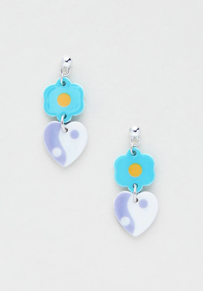 Yin-Yang Love Thang Dangle Earrings | ModCloth