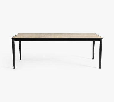 Ellis Metal Rectangular Outdoor Dining Table (86") | Pottery Barn (US)