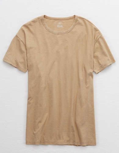 Aerie Boyfriend Distressed Oversized T-Shirt | American Eagle Outfitters (US & CA)