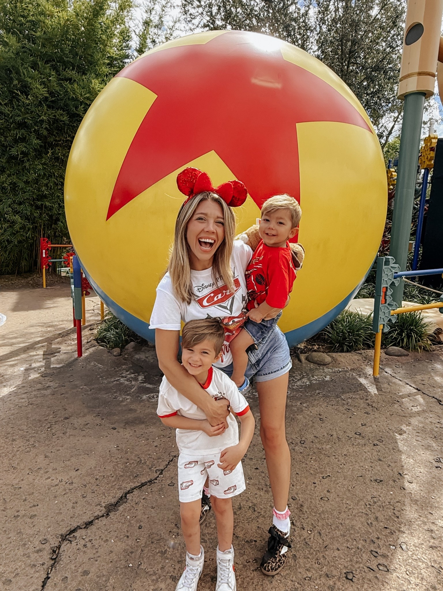 Lightning McQueen Disney family outfits that photograph well and are comfy for hours in the park!! 

#LTKFamily #LTKSeasonal #LTKKids