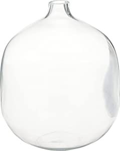 Bloomingville Stout Clear Glass Vase, 7" L x 7" W x 8.25" H | Amazon (US)