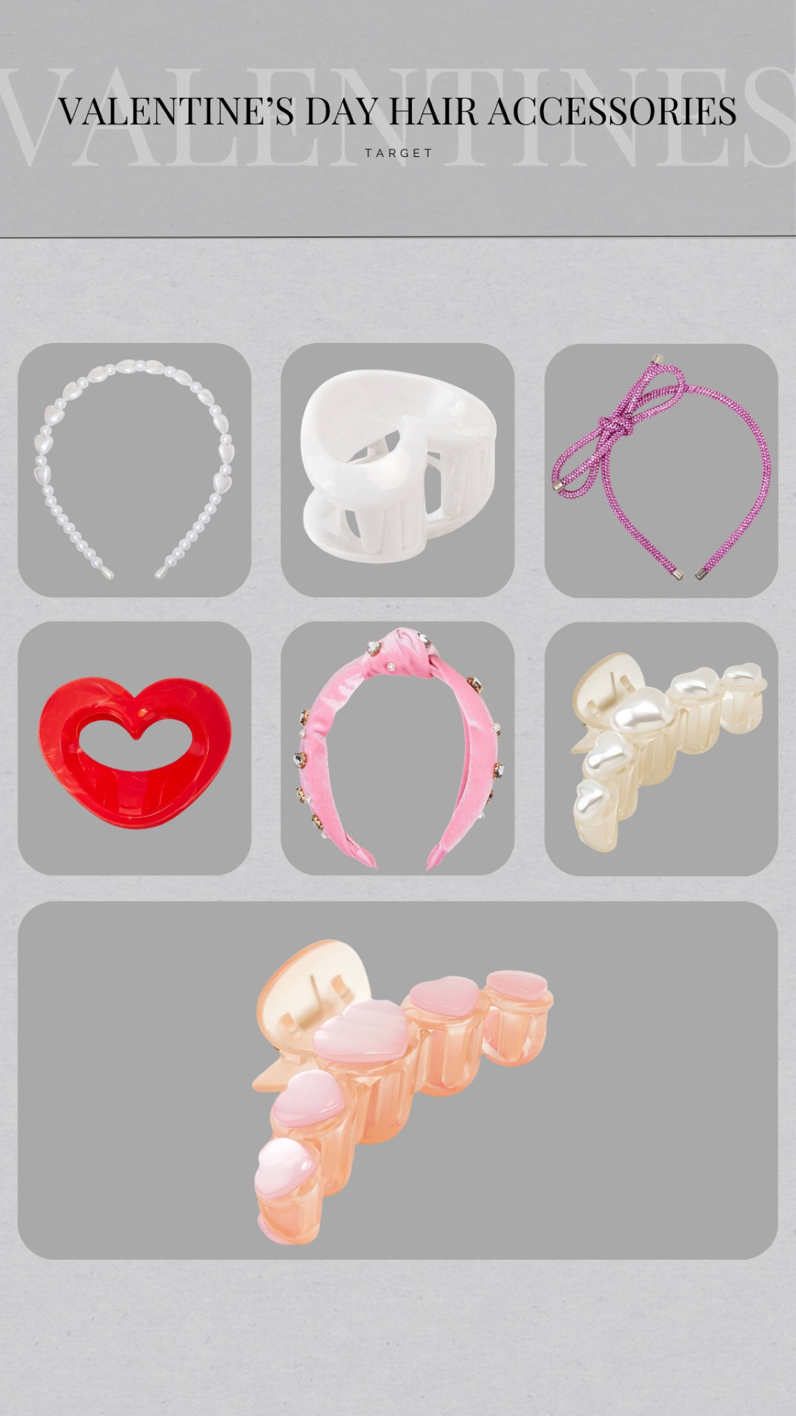 New Valentine’s Day accessories target finds, hair accessories, Valentine’s Day

#LTKfindsunder100 #LTKGiftGuide #LTKSeasonal