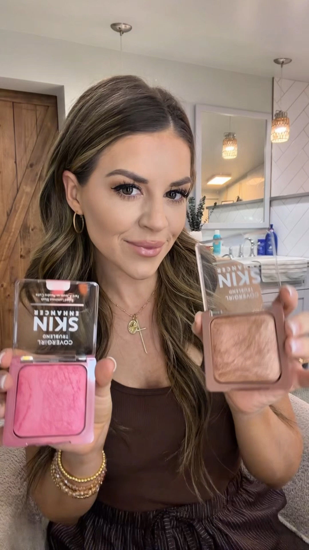 The viral skin enhancers! I grabbed bronzer in : toasted butterscotch an blush in : please please pink ! 

#makeuptutorial #glowyskin #skincare #viral #walmartbesuty #beautyfinds 

#LTKmorningroutine #LTKgrwm #LTKdayinmylife