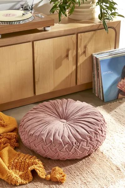 Flynn Corduroy Floor Pillow | Urban Outfitters (US and RoW)