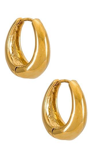 Marbella Hoops in Gold | Revolve Clothing (Global)
