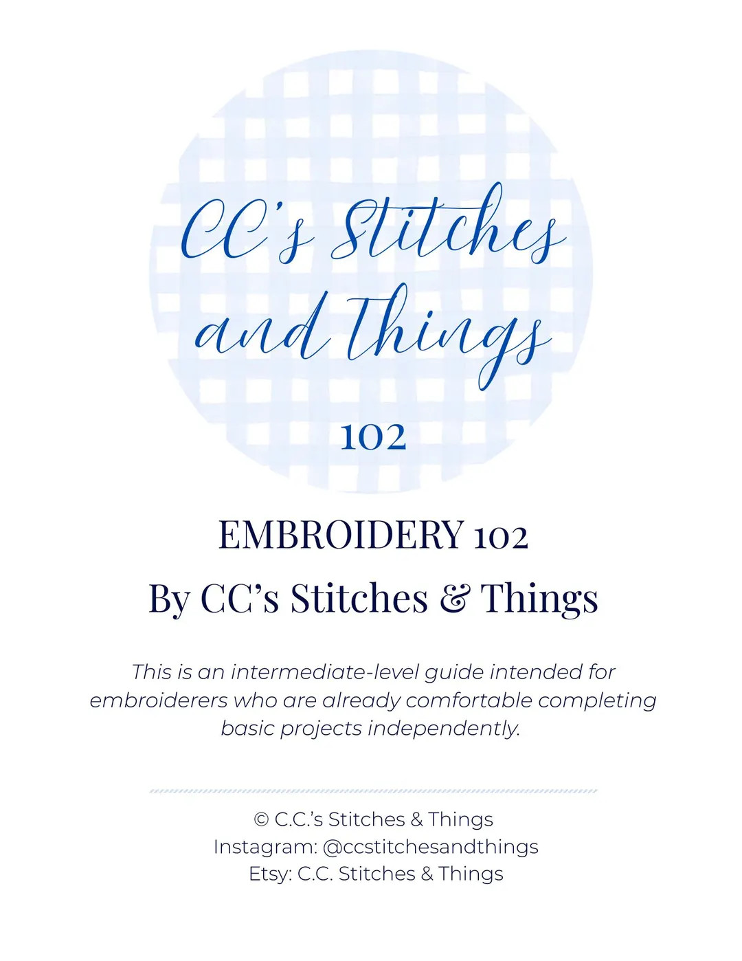 Embroidery 102 Guide | Intermediate Machine Embroidery Tips | Fonts, Digitizing, Needles & Troubl... | Etsy (US)