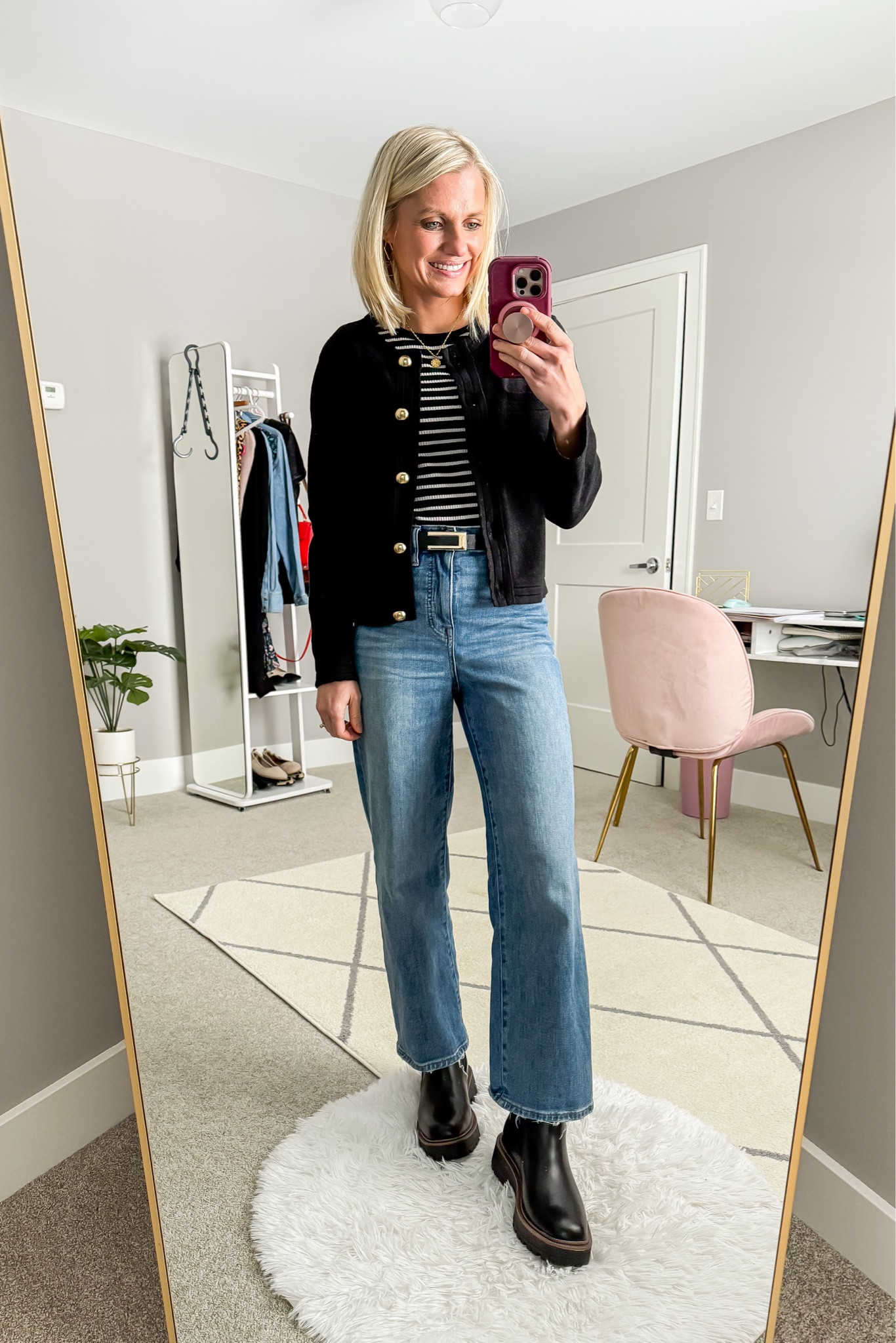 What I wore this week! 
Cardigan- xsmall 
Top- old, linked similar 
Jeans- thrifted, the brand is Madewell, I linked similar 

#LTKOver40 #LTKStyleTip #LTKPetite