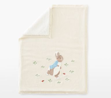 Peter Rabbit™ Heirloom Baby Blanket | Pottery Barn Kids