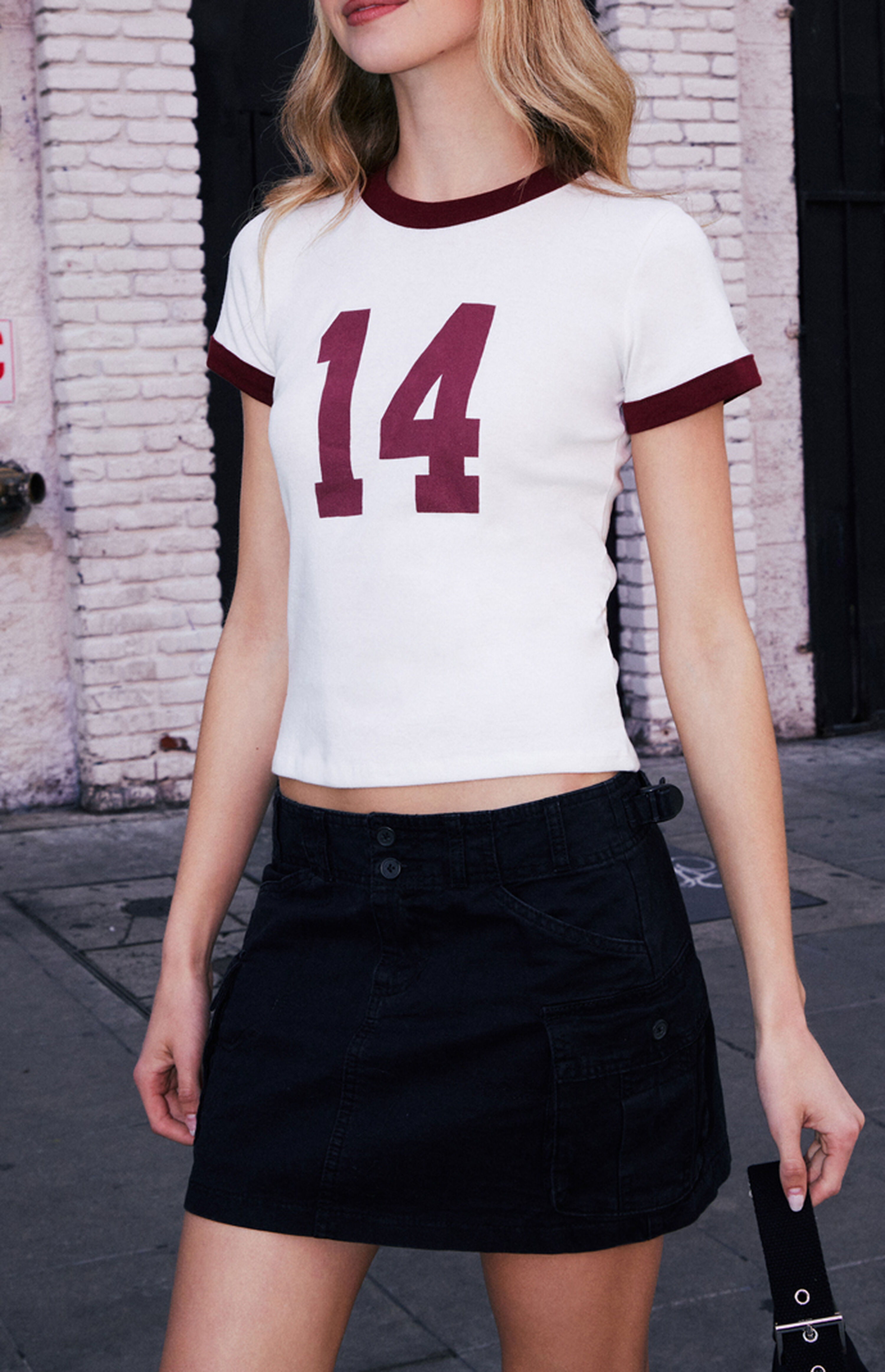 John Galt Hailie 14 Ringer T-Shirt | PacSun