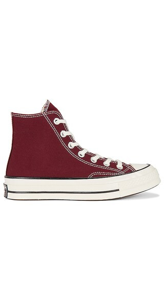 Chuck 70 Vintage Canvas Sneaker in Dark Beetroot, Egret, & Black | Revolve Clothing (Global)