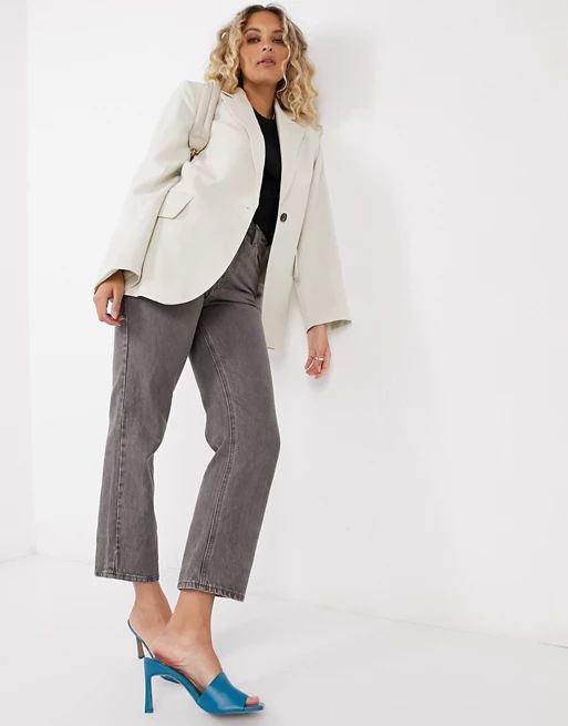 & Other Stories oversized blazer in off white | ASOS (Global)