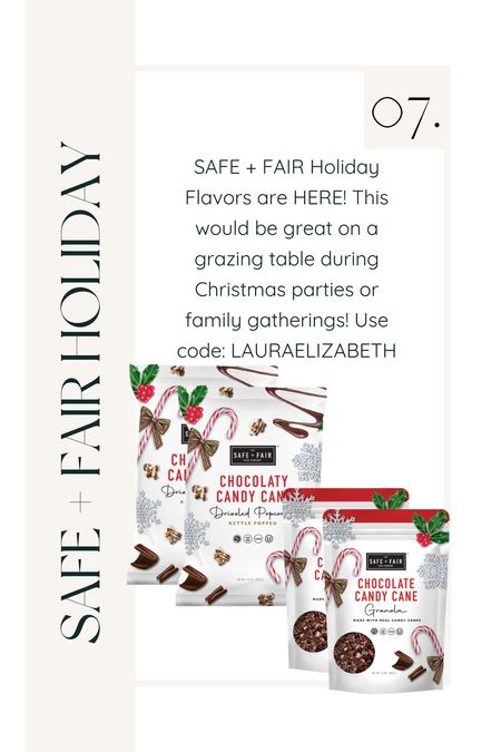 Safe and Fair Holiday Flavors are here!! Shop and use code: LAURAELIZABETH always!!!

Safe and fair | food | popcorn | gift guide | granola 

#LTKHoliday #LTKhome #LTKGiftGuide