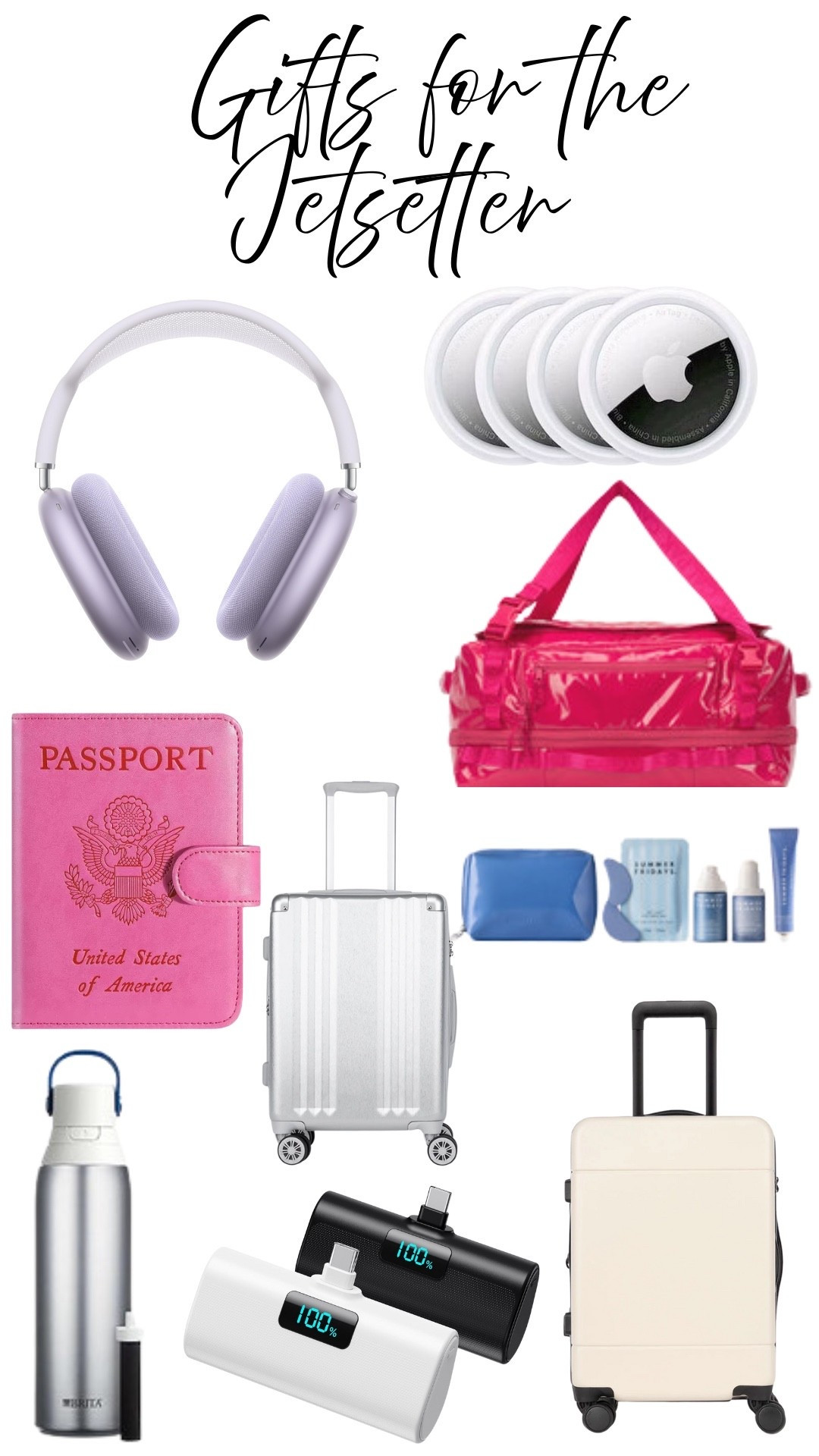 I pulled together a few travel essentials I always reach for, especially during the holiday rush. These are the things that actually make being on the go easier, whether it’s staying charged, keeping skincare organized, or just having a good carry-on that holds up. If you’re shopping for someone who’s always traveling, or you’re planning your next trip, this little guide has some really solid picks.

#LTKCyberWeek #LTKTravel #LTKGiftGuide