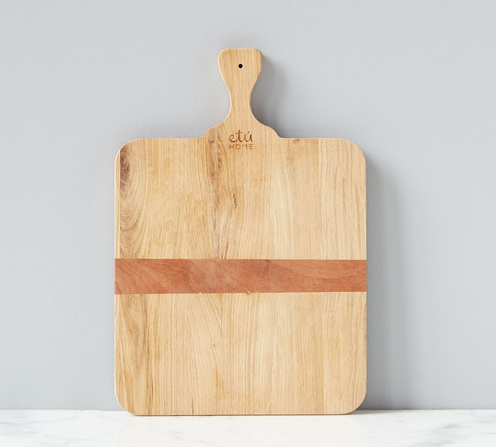 Handmade Reclaimed Oak Cutting Boards | Pottery Barn (US)