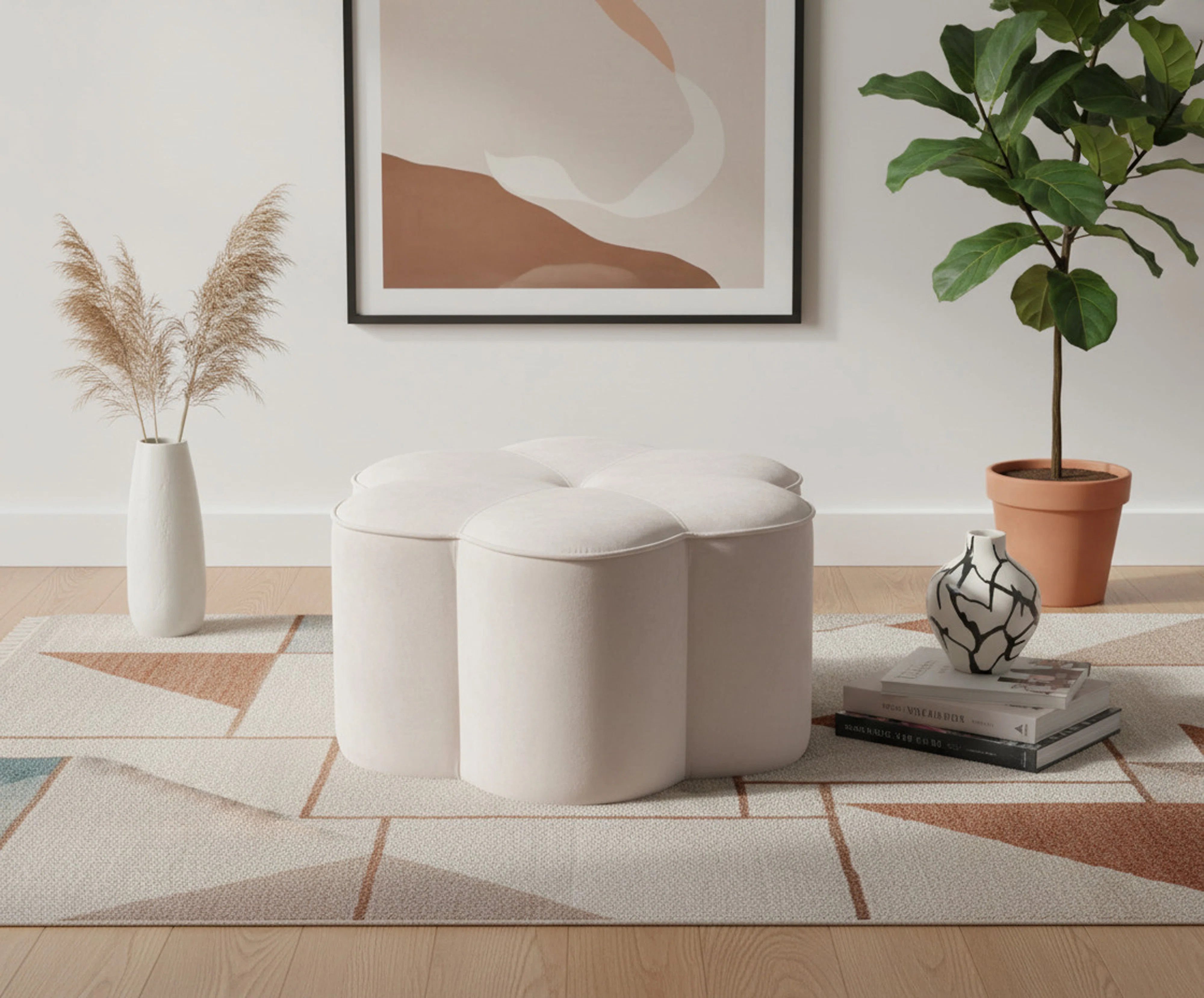 Meghan Velvet Pouf | Wayfair North America