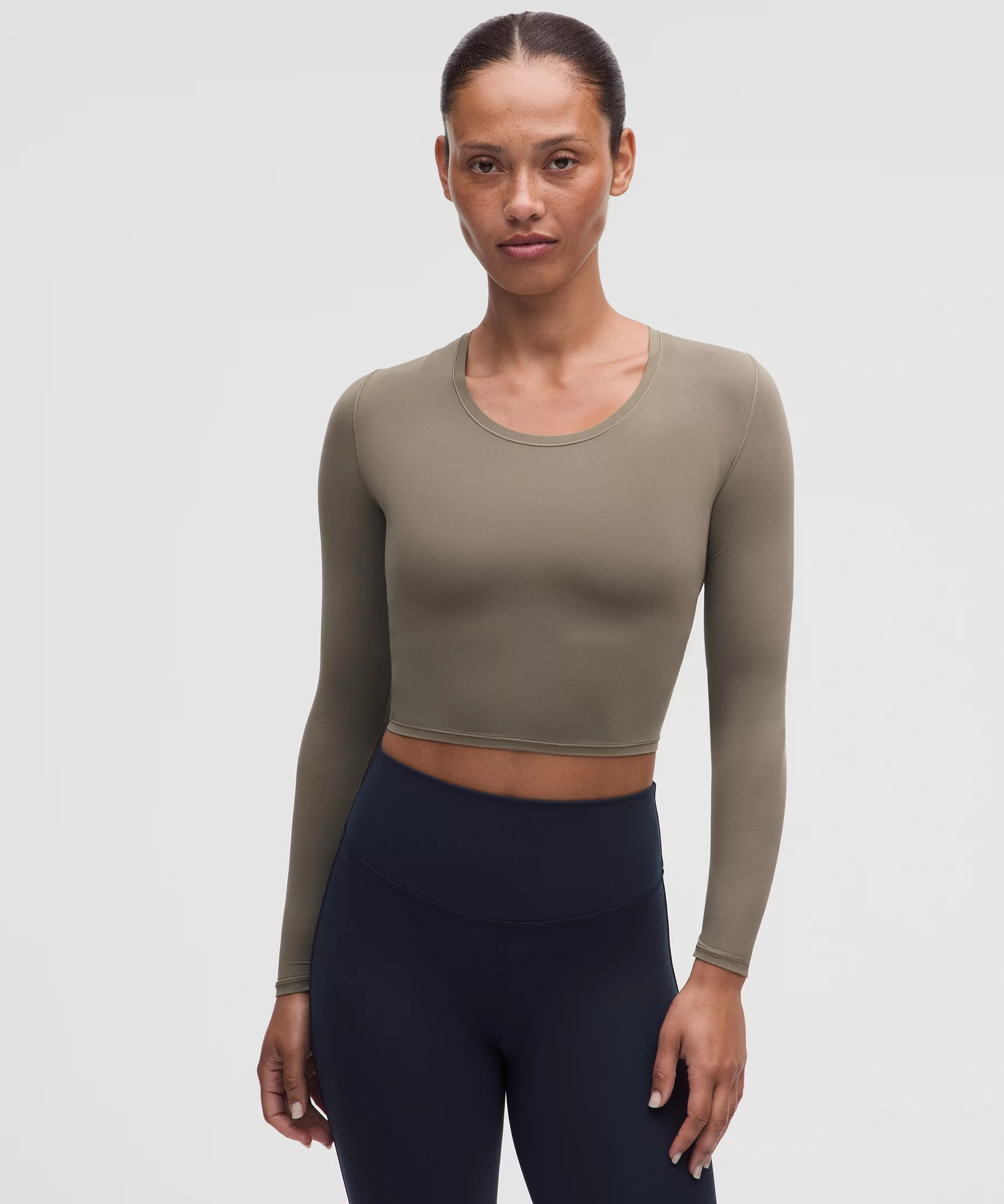 Unrestricted Power Cropped Long-Sleeve Shirt | Lululemon (US)