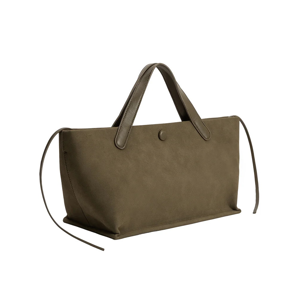 Olive Jill Recycled Vegan Suede Leather Tote Bag | Melie Bianco | Melie Bianco