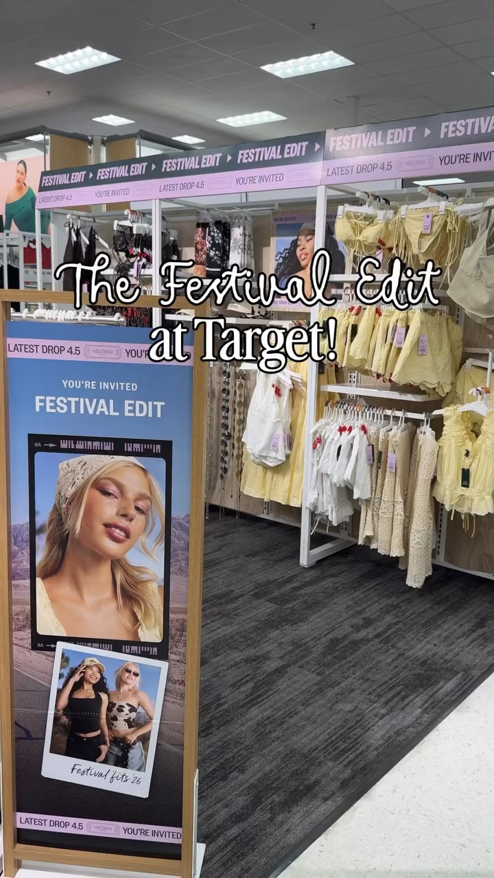 The Festival Edit at Target! ✨ 🎶 Follow + comment “SHOP” for a link! (make sure you’re following to receive it) ✨ & if you love Target finds and gift ideas, follow along for more! 

#Targetcreator #targetfinds  #targetstyle