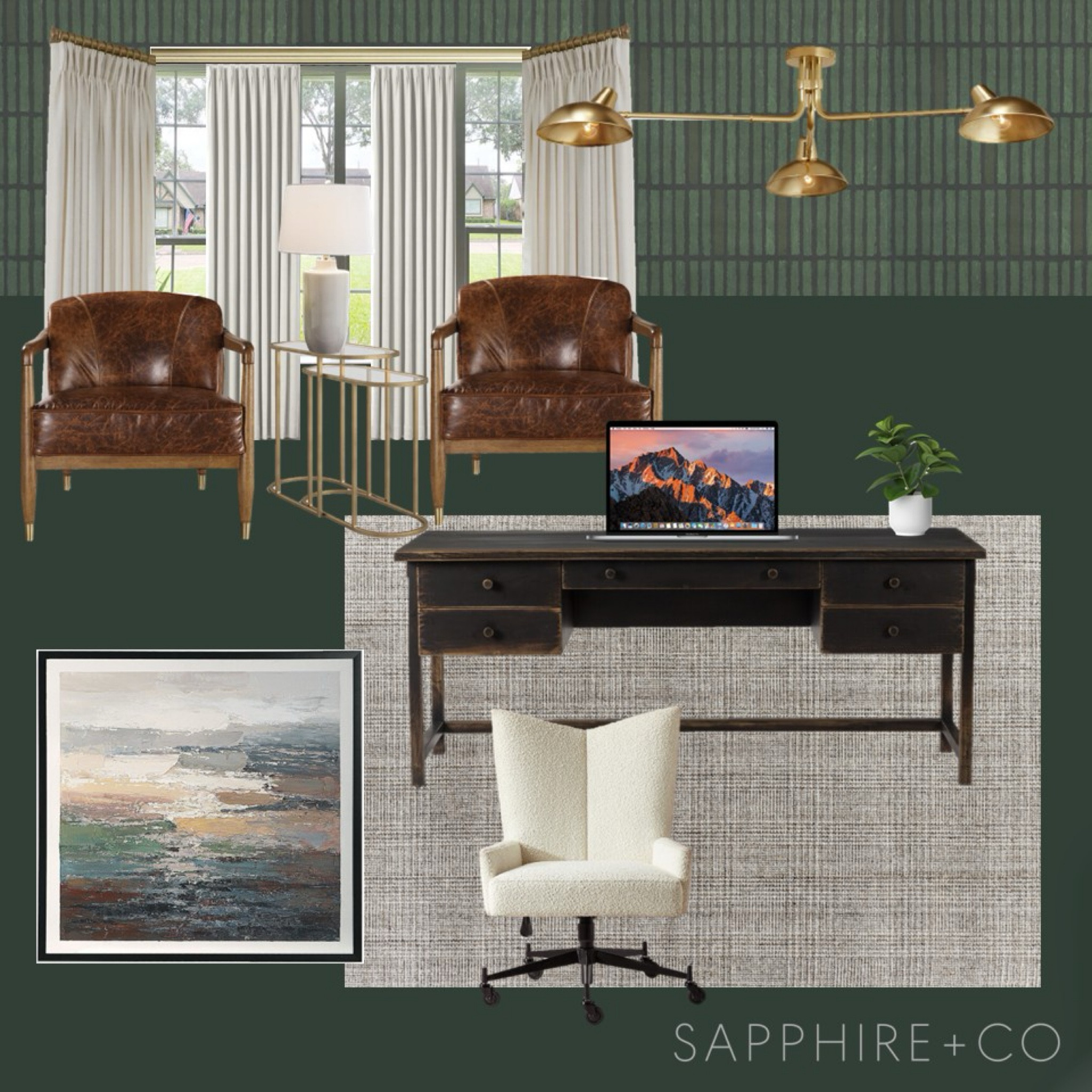 Color drenching is all the rage in 2025 👏🏻 Use these quality pieces to transform your home office into a space you love! 

#LTKMostLoved #LTKHome