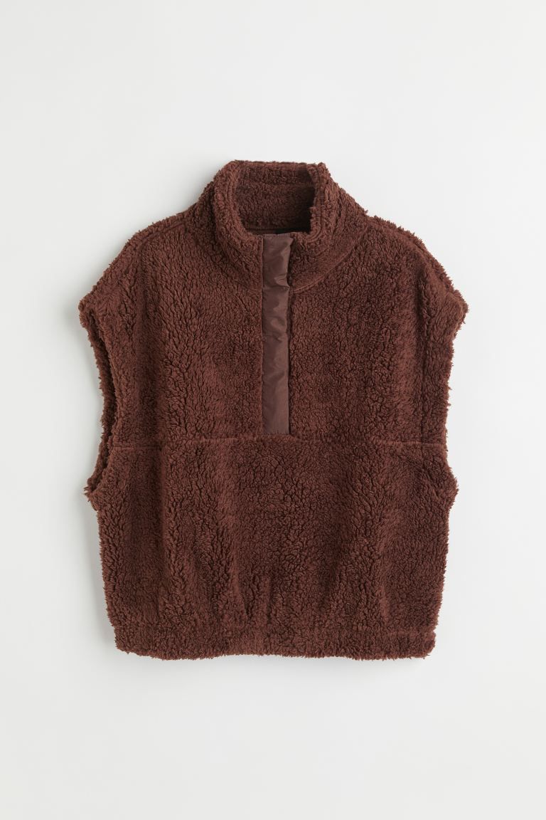 Teddy sweater vest | H&M (UK, MY, IN, SG, PH, TW, HK)