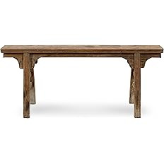 Lily’s Living Vintage Noodle Front Panel, Weathered Natural Wood Finish (Size & Color Vary) Ind... | Amazon (US)