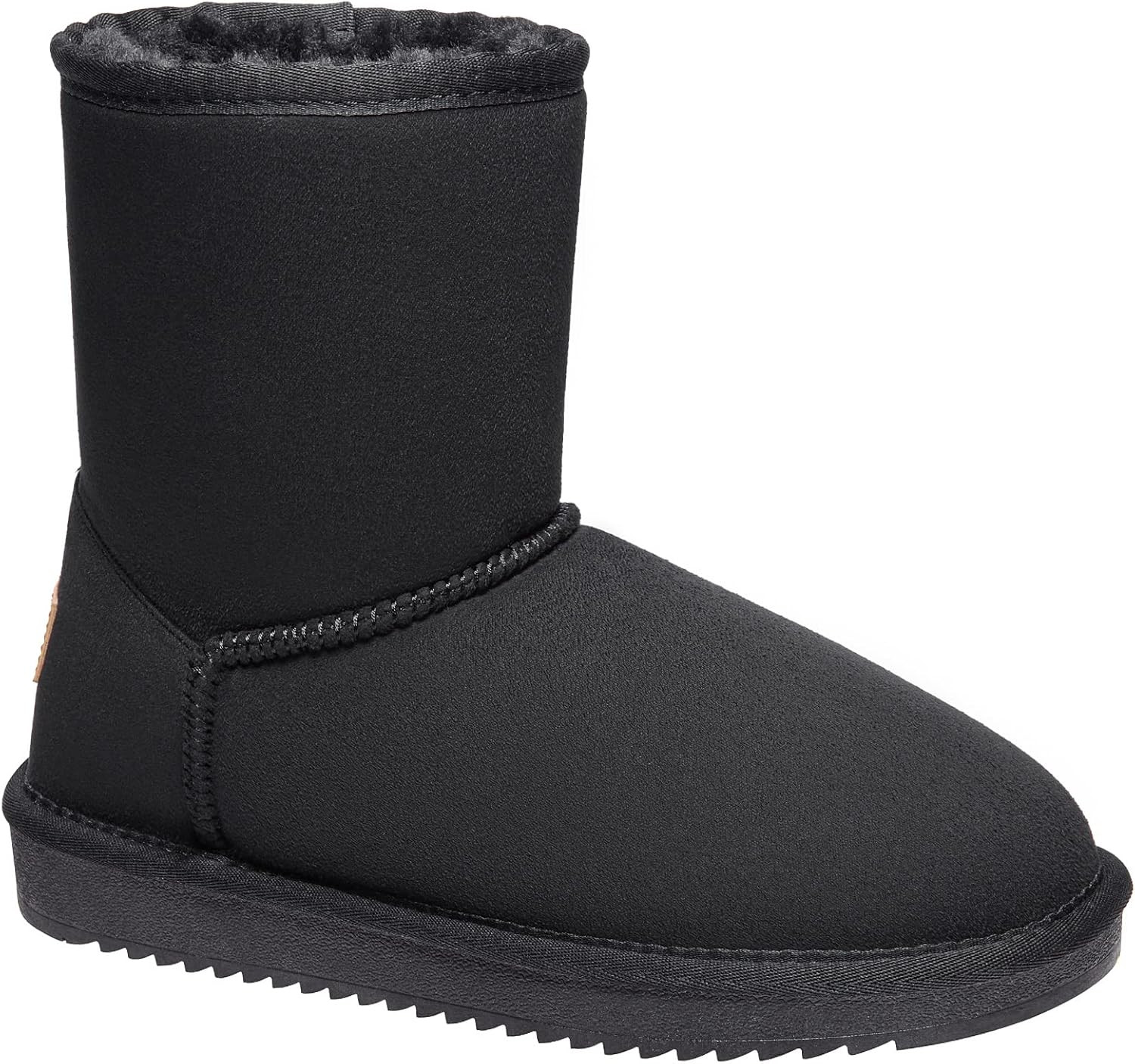 Women's Warm Winter Boots Ankle High Classic Vegan Suede Faux Sheepskin Shearling Snow Boots | Amazon (US)