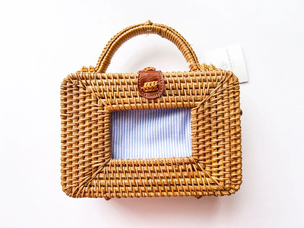 2x4 Rectangle Wicker Bag | Penny Linn Designs