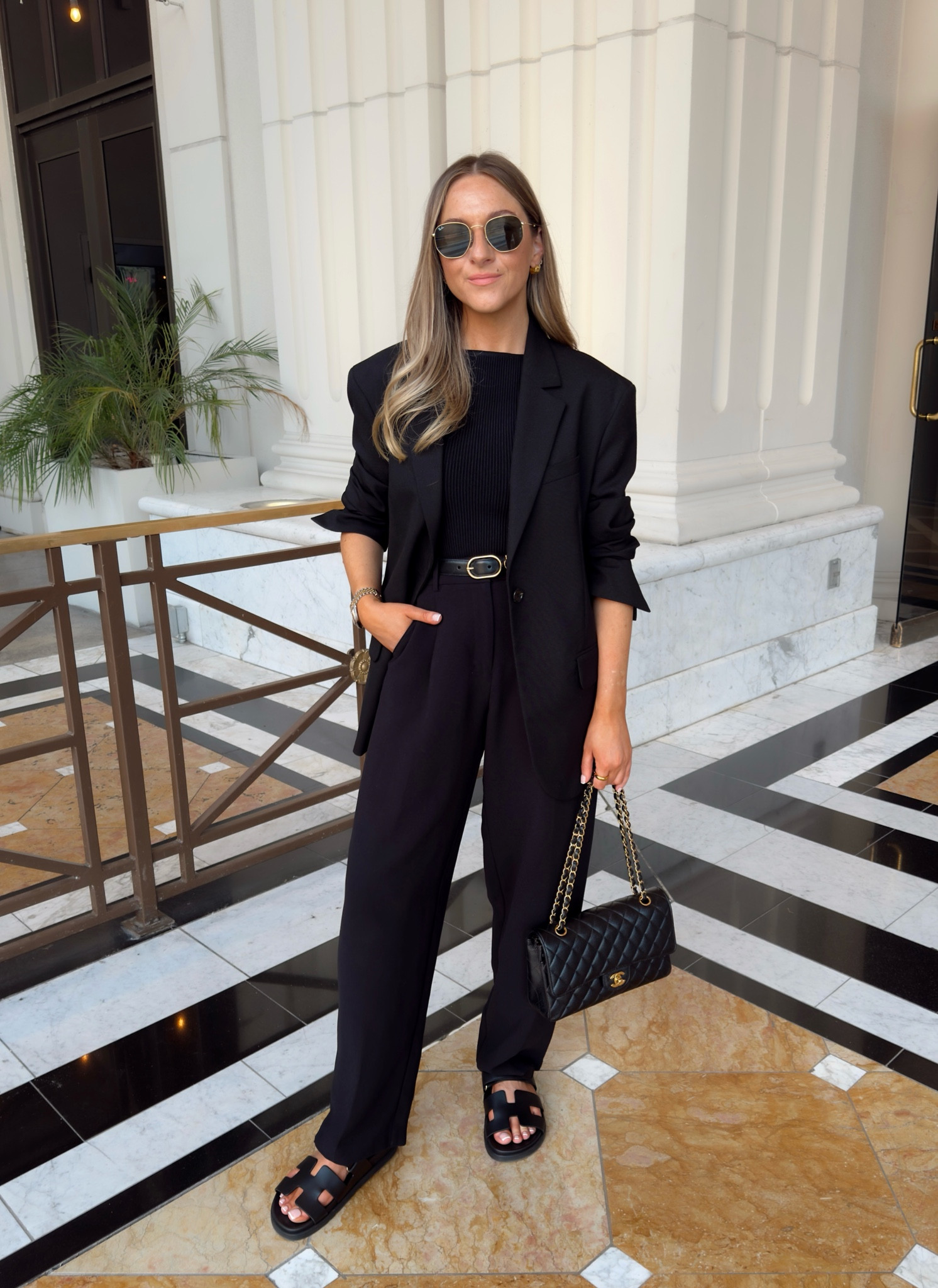 My exact trousers are Topshop from
About 4 years ago, so I’ve linked similar 🖤 I have both of the trousers I’ve linked and I can confirm they’re great. 

#LTKtravel #LTKSeasonal #LTKstyletip