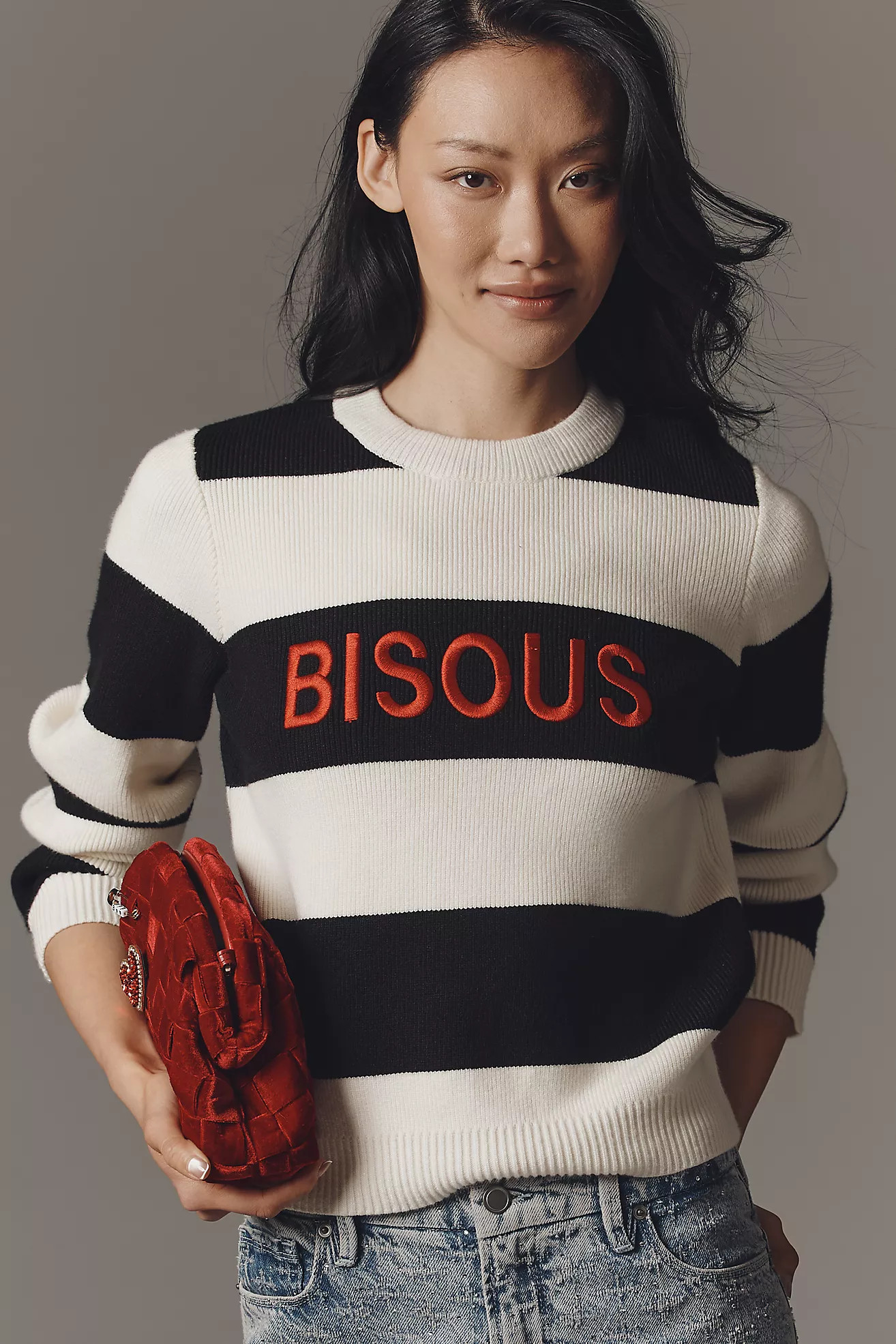 Endless Rose Bisous Sweater | Anthropologie (US)