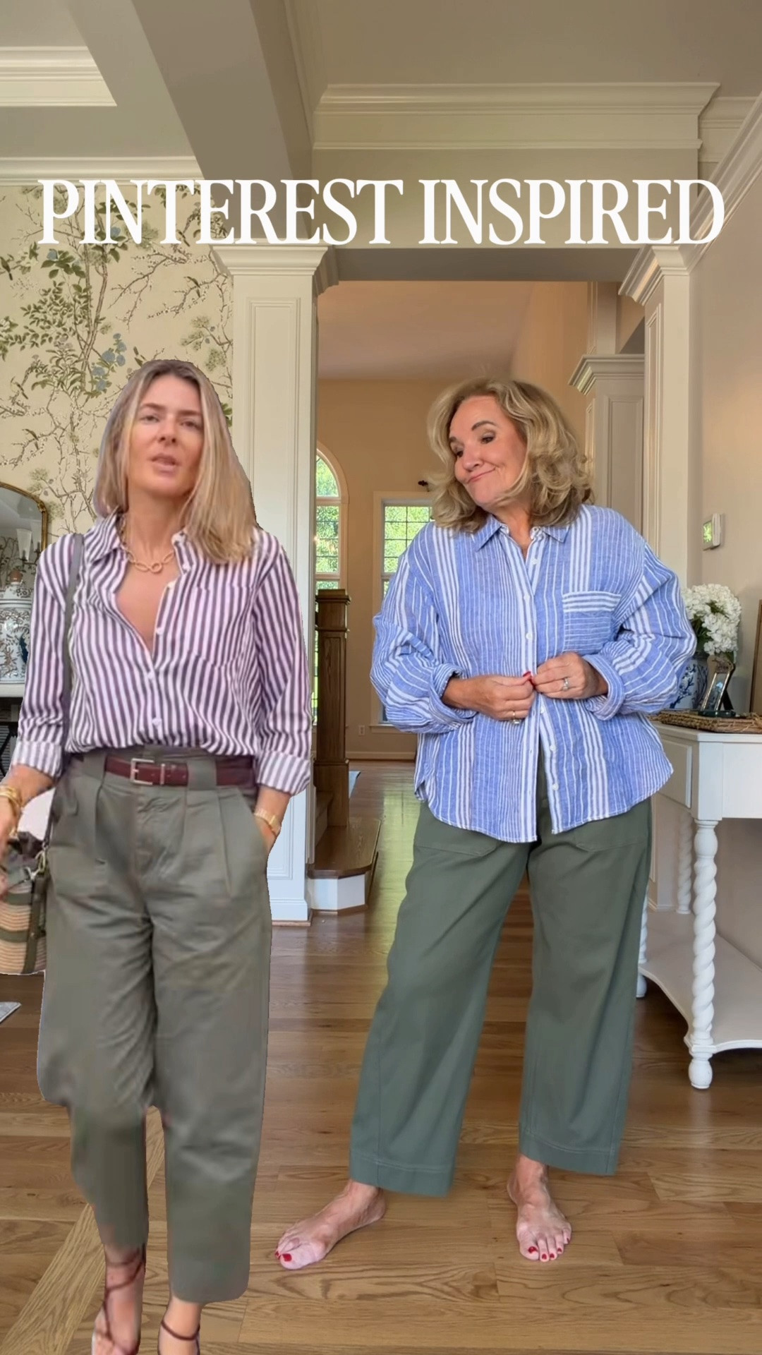 Green khakis by @spanx stretch twill. Medium petite for a very relaxed fit 
Top is linen size medium you could easily size down to get your size. It’s getting limited. 
I’ll link a few other sale finds not to miss. 
Tote comes with an inner purse. Code NANETTE for 10#l% off 
Sample sale jewelry! I’m

#LTKSaleAlert #LTKOver40 #LTKootd