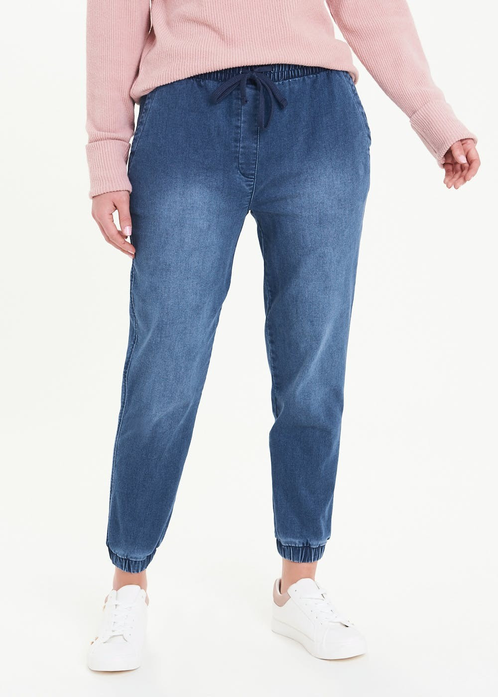 Mid Wash Denim Joggers – Midwash | Matalan (UK)