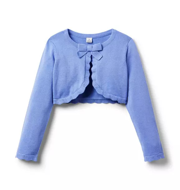Bow Cropped Cardigan | Janie and Jack
