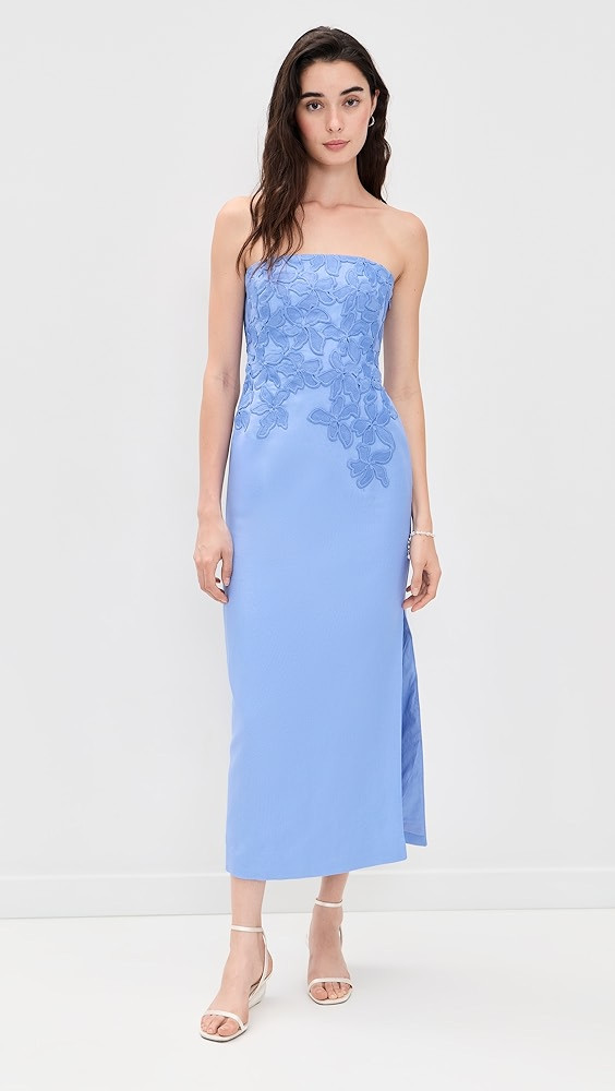 Idette Strapless Midi Dress | Shopbop