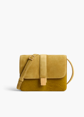 KHAITE - Blake Crossbody Bag In Golden Olive | Khaite