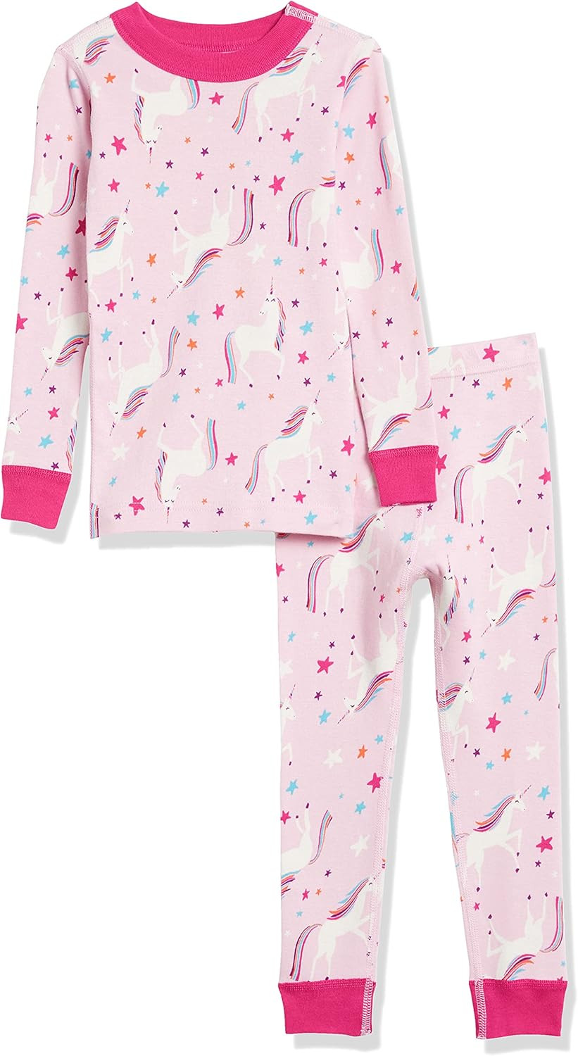 Moon and Back by Hanna Andersson Kids' 2 Piece Long Sleeve Pajama Set | Amazon (US)