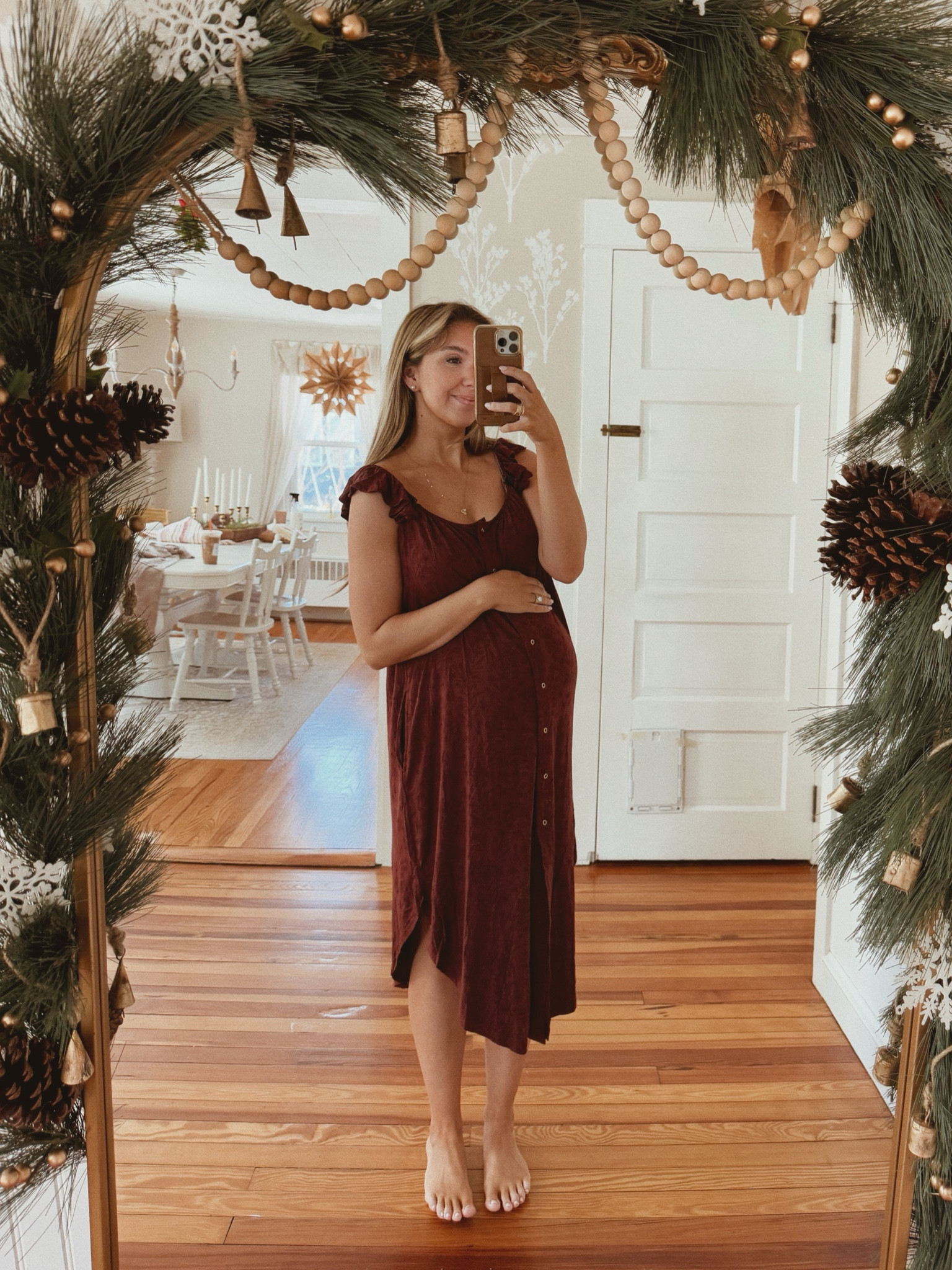 Kindred Bravely ootd🫶🏼
-Ruffle Strap Labor & Delivery Gown (XS/S, Spice Floral)

#LTKBaby #LTKFindsUnder100 #LTKBump