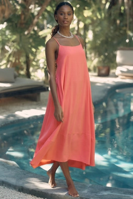 Sanctuary Tie-Back Bubble Midi Dress | Anthropologie (US)