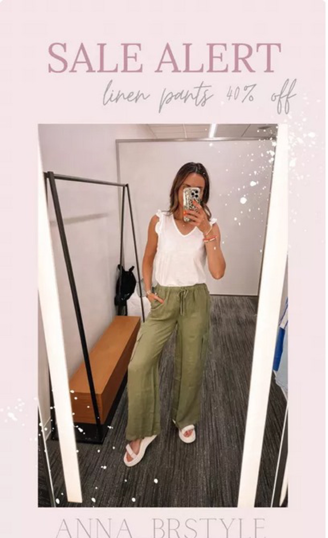 Linen pants 40% off I’m wearing xs in top and pants 

#LTKSaleAlert #LTKFindsUnder50 #LTKFindsUnder100