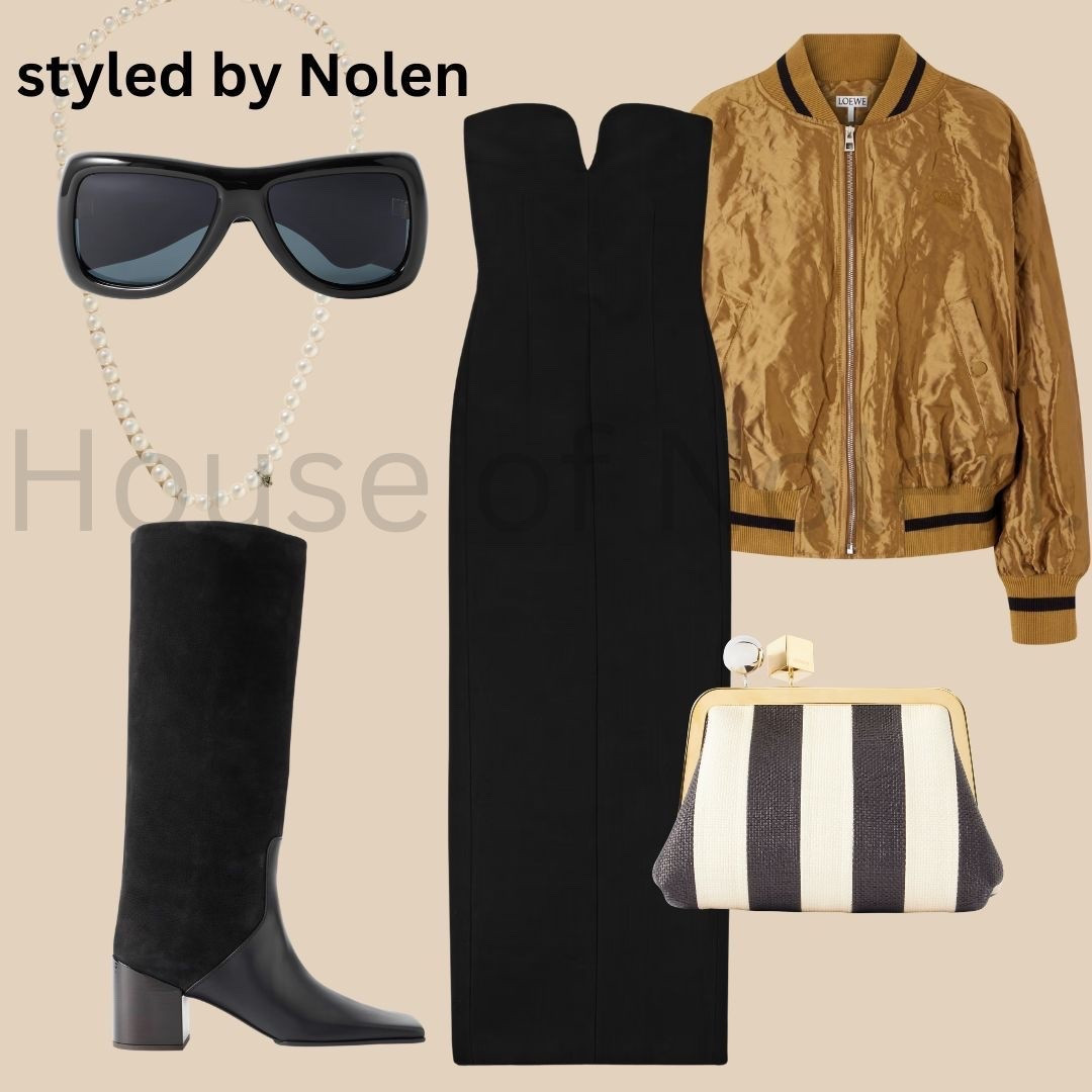 Winter 2026 Look 24. 

NYC between seasons.

Winter structure still holds, but spring begins to enter.

A sharp black column, tall boots, and a bomber that catches light — balanced with pearls and softer texture.

The moment when heavy layers start to lift,
but the silhouette stays strong.

In New York, the shift between seasons is never dramatic.

It’s controlled. Intentional. Transitional.

#nycstyle #newyorkfashion #nycwinterstyle #transitionalstyle #wintertospring #nycfashion #editorialstyle #modernstyle #streetstyleinspo #luxurystyle #styleauthority #wardrobearchitecture #fashiondirection #nycstreetstyle #citystyle #elevatedstyle #fashioneditorial #contemporaryfashion #styledirection #fashioncurator

#LTKootd #LTKgrwm #LTKOver40