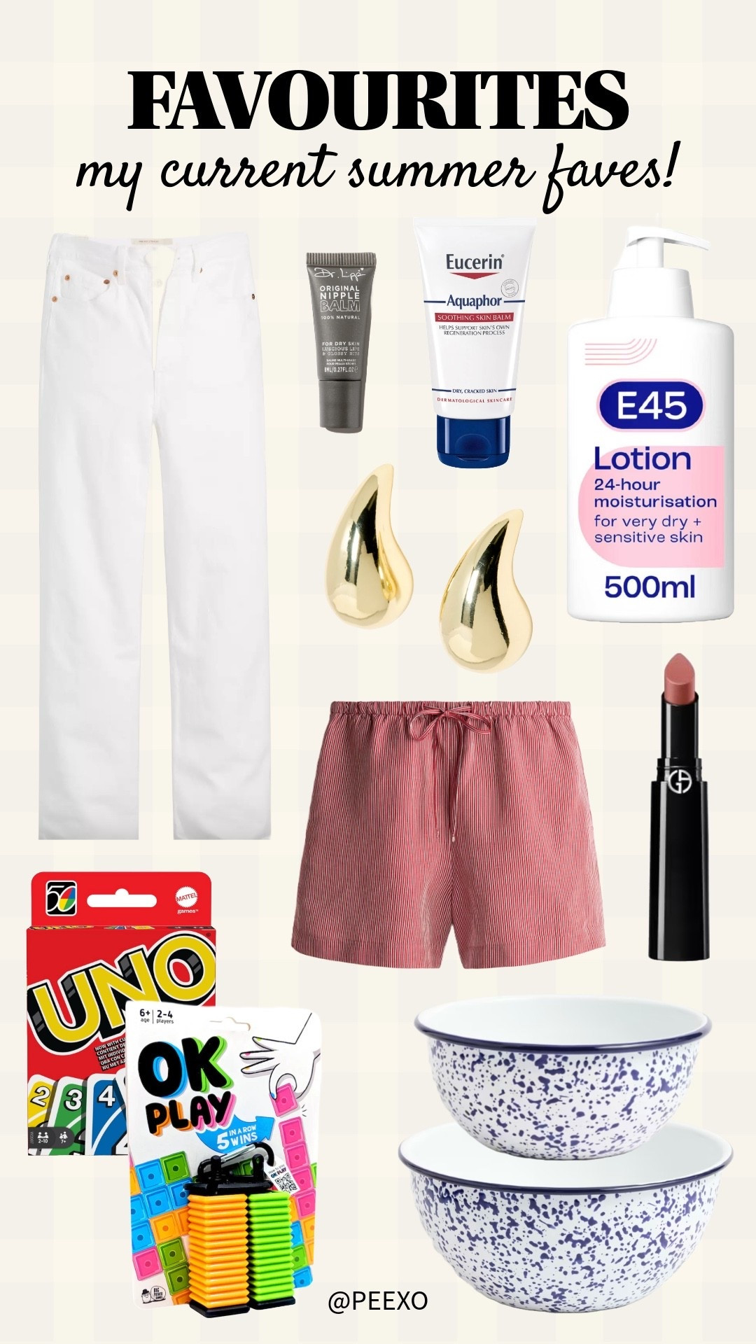 Current summer favourites ✨ Style, beauty and home / lifestyle picks

#LTKuk #LTKsummer