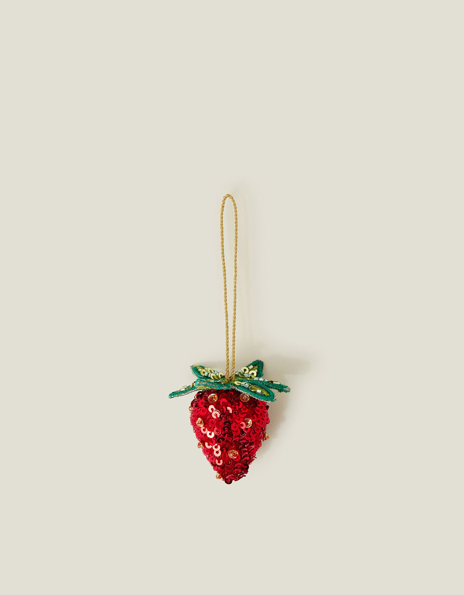 Embellished Strawberry Christmas Tree Decoration | Accessorize (Global)