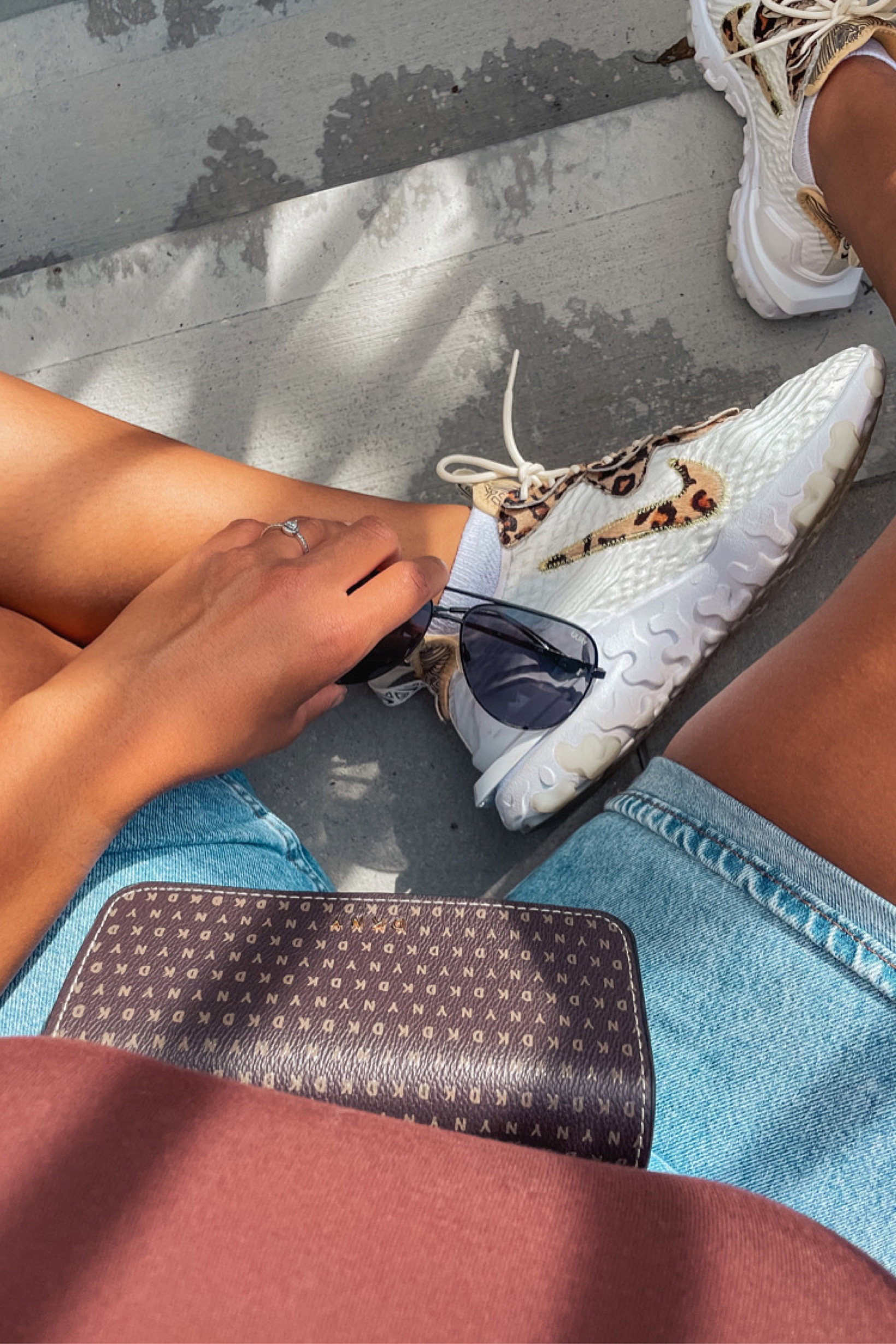 Customized Nike Reacts. White Nikes with leopard print design. Leopard print swoosh to tie the kicks together. Perfect for all seasons!

#LTKshoecrush #LTKstyletip #LTKfit