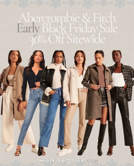 Abercrombie & Fitch Black Friday Sale Alert 🚨 
Save 30% sitewide at Abercrombie & Fitch. Including their favorite jeans, leather pants, jackets and more. Not only is the selection great in the sale, most sizes are in stock! No code needed.
Shop the top picks 👇🏼 

#LTKGiftGuide #LTKCyberweek #LTKHoliday