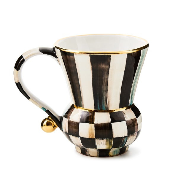 MacKenzie-Childs Courtly Check Ceramic Mug | MacKenzie-Childs