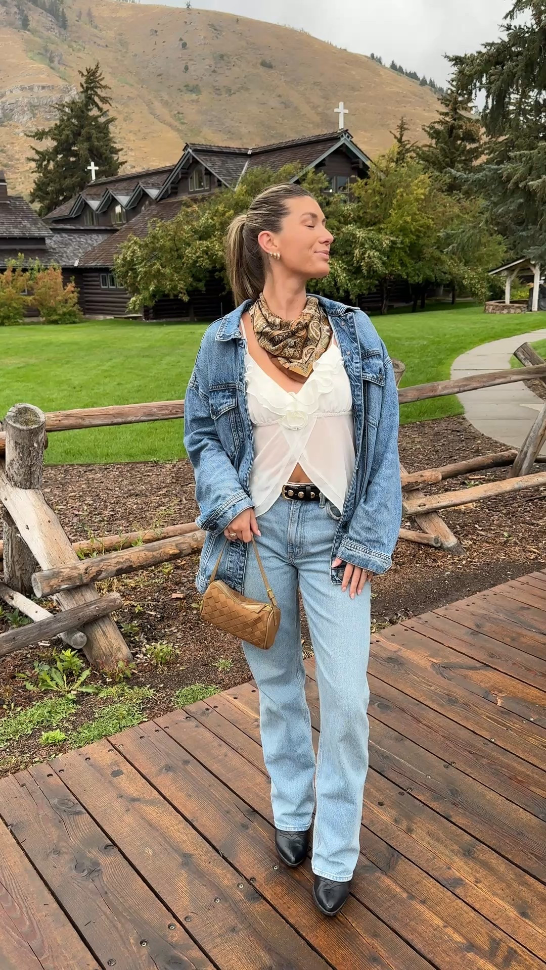 Country / Western outfit I wore in Jackson Hole ! This fit was so so cute and would be adorable for transitioning into fall or a country concert ! 

#LTKSeasonal #LTKFindsUnder50 #LTKU